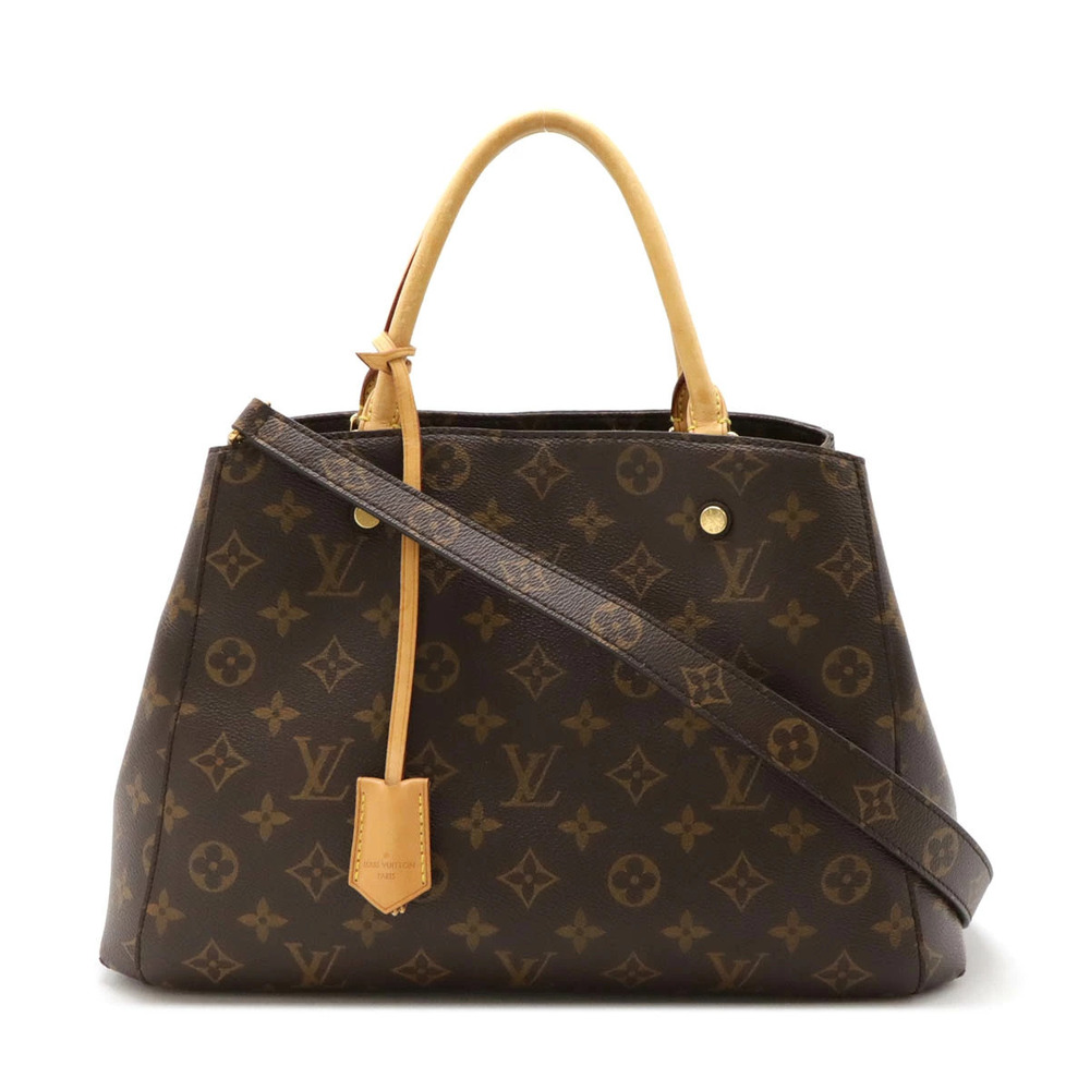 LOUIS VUITTON Monogram Montaigne 2way Shoulder Bag Hobo